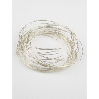 Гирлянда светодиодная на батарейках UNIEL ULD-S0500-050/SCR/2CR WHITE IP20 DEW