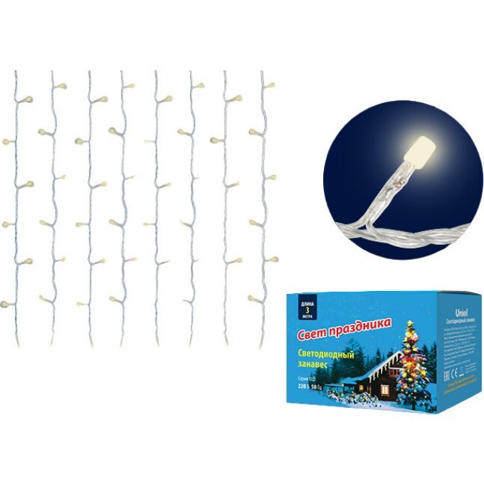 Гирлянда UNIEL ULD-C1515-160/DTA WARM WHITE IP20 UL-00005269 Гирлянда UNIEL ULD-C1515-160/DTA WARM WHITE IP20 UL-00005269