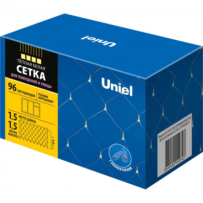 Гирлянда UNIEL ULD-N1515-96/TTK WARM WHITE IP44 UL-00008418 Гирлянда UNIEL ULD-N1515-96/TTK WARM WHITE IP44 UL-00008418