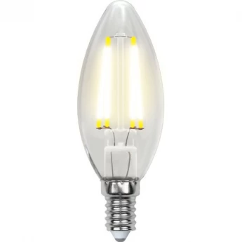 Лампа светодиодная UNIEL LED-C35-9W/4000K/E14/CL PLS02WH картон
