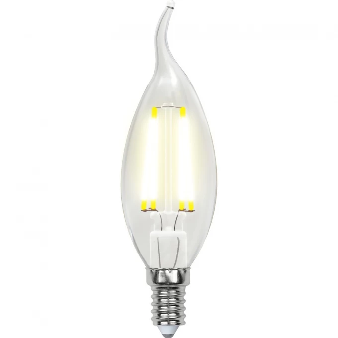 Лампа светодиодная UNIEL LED-CW35-6W/WW/E14/CL GLA01TR картон UL-00002199 Лампа светодиодная UNIEL LED-CW35-6W/WW/E14/CL GLA01TR картон UL-00002199
