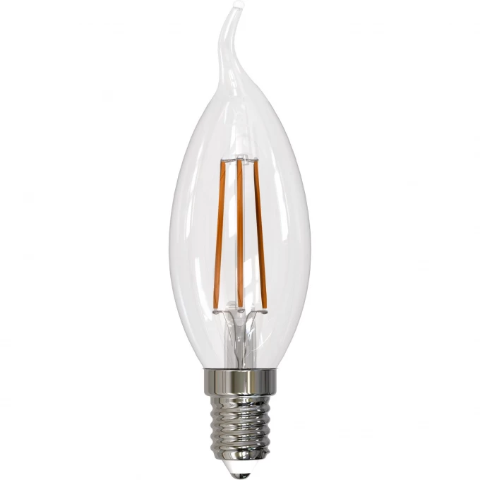 Лампа светодиодная UNIEL LED-CW35-9W/3000K/E14/CL PLS02WH картон UL-00005168