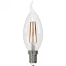 Лампа светодиодная UNIEL LED-CW35-9W/3000K/E14/CL PLS02WH картон UL-00005168