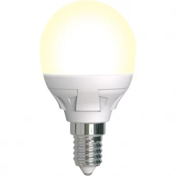 Лампа светодиодная UNIEL LED-G45 7W/3000K/E14/FR/DIM PLP01WH картон