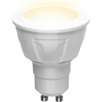 Лампа светодиодная UNIEL LED-JCDR 6W/WW/GU10/FR PLP01WH картон