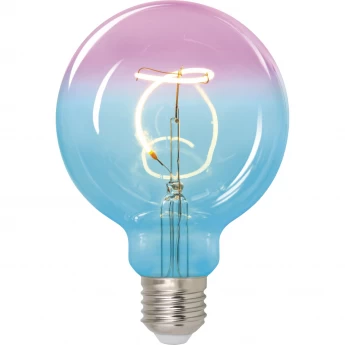 Лампа светодиодная UNIEL LED-SF01-4W/SOHO/E27/CW BLUE/WINE GLS77TR