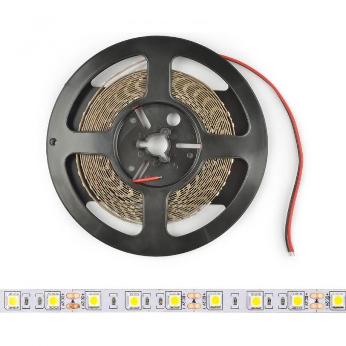 Лента светодиодная UNIEL.ULS-3528-60LED/m-8mm-IP20-DC12V-RED катушка 5 м в блистере 04688 Лента светодиодная UNIEL.ULS-3528-60LED/m-8mm-IP20-DC12V-RED катушка 5 м в блистере 04688