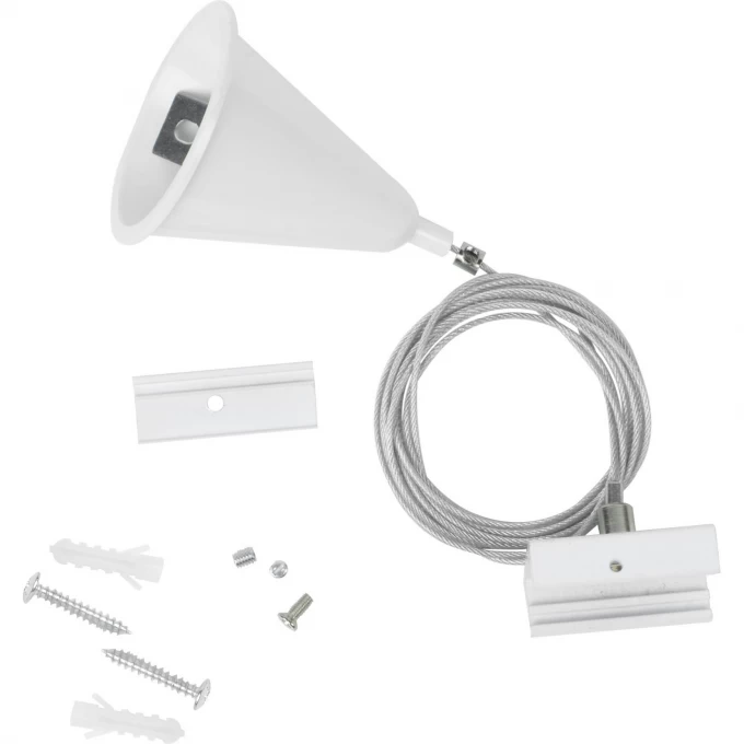 Набор UNIEL UFB-H41 WHITE 1 POLYBAG для подвесного монтажа трехфазных шинопроводов UL-00010400 Набор UNIEL UFB-H41 WHITE 1 POLYBAG для подвесного монтажа трехфазных шинопроводов UL-00010400