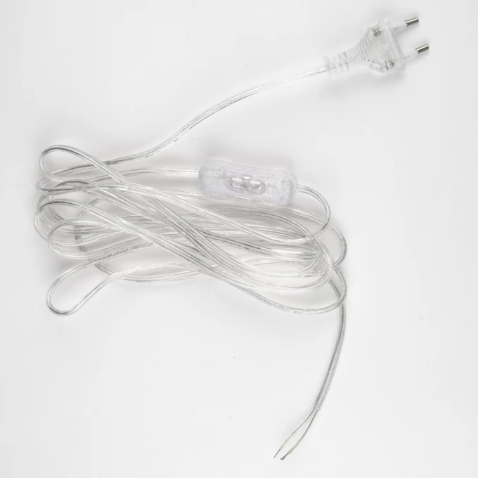 Сетевой шнур с вилкой и выключателем UNIEL UCX-C12/01A-350 CLEAR UL-00007233 Сетевой шнур с вилкой и выключателем UNIEL UCX-C12/01A-350 CLEAR UL-00007233