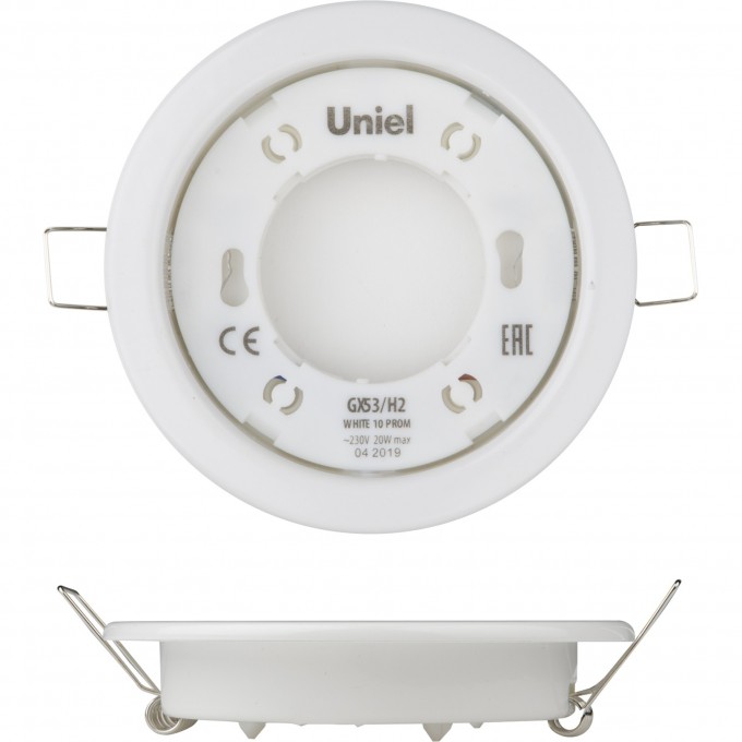 Светильник UNIEL GX53/H2 WHITE 10 PROM UL-00005051 Светильник UNIEL GX53/H2 WHITE 10 PROM UL-00005051