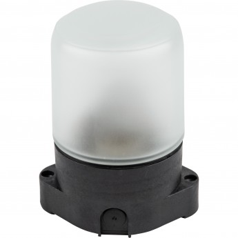 Светильник влагозащищенный под лампу Е27 UNIEL для бань и саун. до +125С UWL-K01R 60W/E27 IP65 BLACK