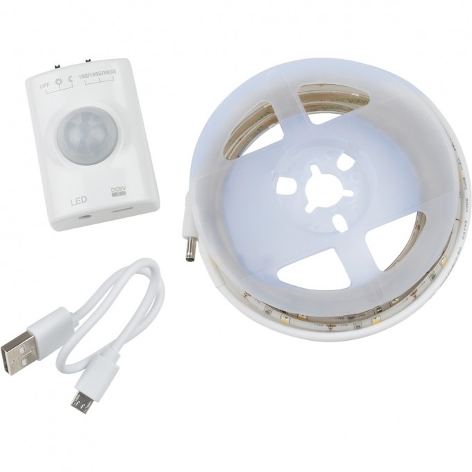 Светодиодная лента UNIEL ULS-R21-2,4W/4000K/1,0M/RECH SENSOR Smart Light блистер UL-00004450 Светодиодная лента UNIEL ULS-R21-2,4W/4000K/1,0M/RECH SENSOR Smart Light блистер UL-00004450